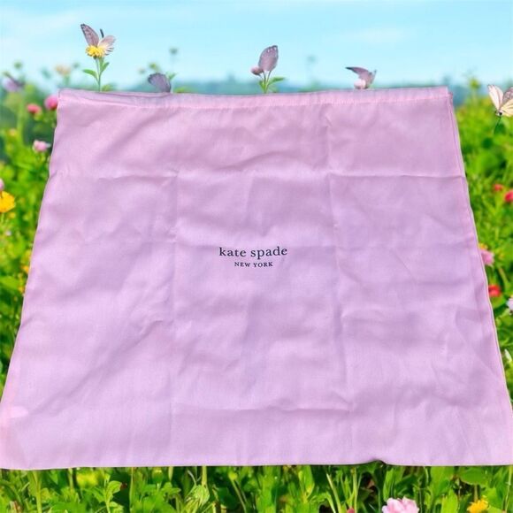 Kate Spade Pink Leather Tote/Shoulder Bag w/Dust Bag Spring Summer Brunch Weddin - Picture 13 of 14